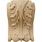 Ekena Millwork 5"W x 3"D x 6 1/2"H Large Acanthus Block w/ Backplate Wood Corbel, Cherry CORW05X03X07ABCH - alternate 4